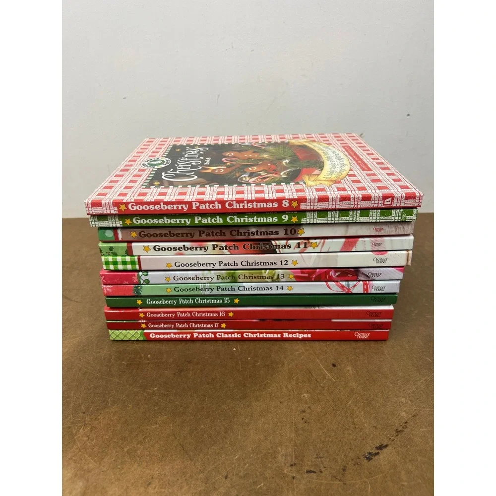 Gooseberry Patch Christmas Hardback Recipe Book Lot 11 Books 8-17 + Anniversary